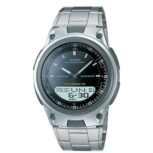 Casio Unisex Analog/Digital Steel Watch Black Dial - Smart Neighbor