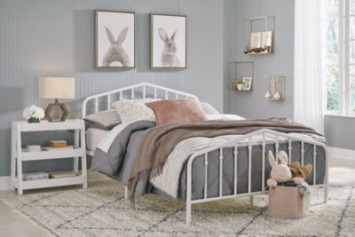 Ashley Furniture Trentlore Full Metal Bed White