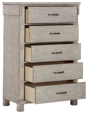 Ashley Furniture Hollentown Chest of Drawers White;Brown/Beige