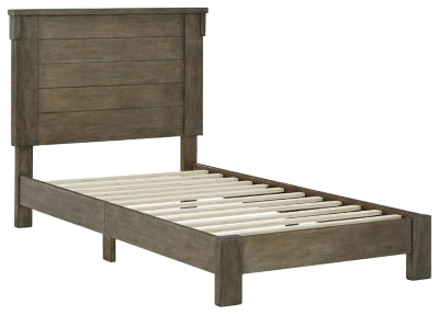 Ashley Furniture Shamryn Twin Panel Bed Black/Gray;Brown/Beige