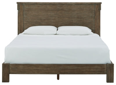 Ashley Furniture Shamryn Queen Panel Bed Black/Gray;Brown/Beige