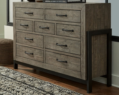 Ashley Furniture Brennagan Dresser Black/Gray