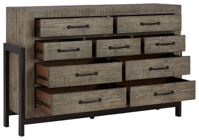 Ashley Furniture Brennagan Dresser Black/Gray