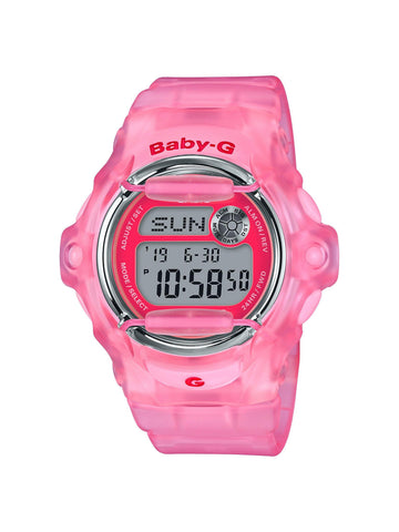 Casio Ladies Baby-G Digital Sport Jelly Watch Pink - Smart Neighbor