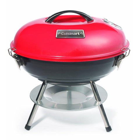 Cuisinart 14" Charcoal Grill Red/Black - Smart Neighbor