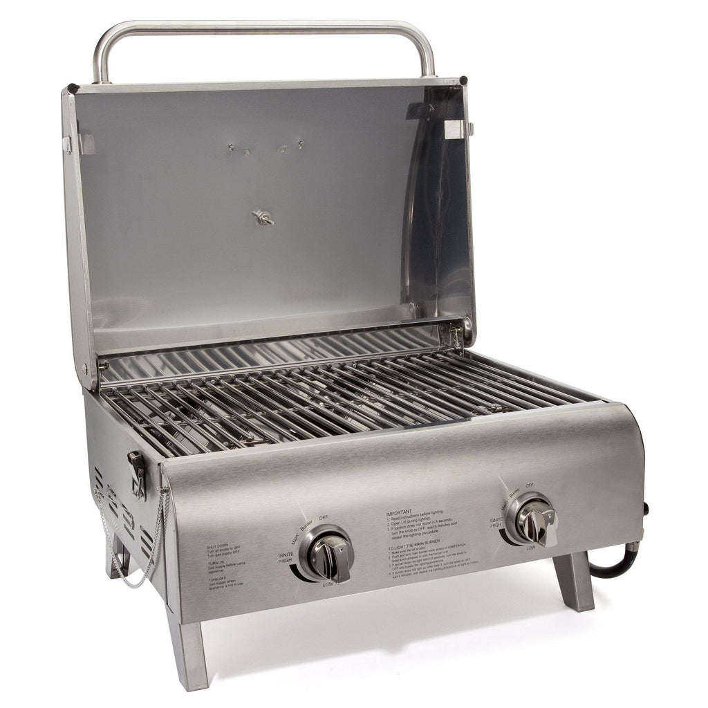 Cuisinart Chefs Style Stainless Tabletop Gas Grill - Smart Neighbor