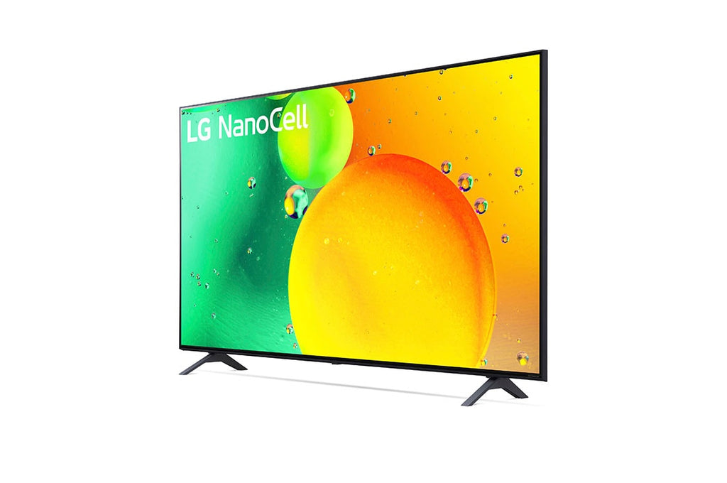 LG 65 Inch Class NANO75 UQA series LED 4K UHD Smart webOS 22 with ThinQ AI TV