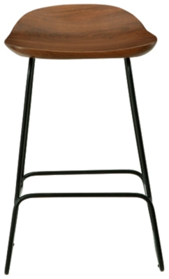 Ashley Furniture Wilinruck Counter Height Stool Black/Gray;Brown/Beige