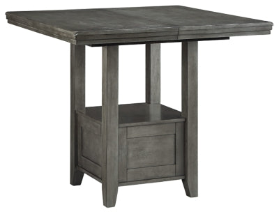Ashley Furniture Hallanden Counter Height Dining Extension Table Black/Gray