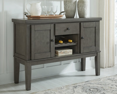 Ashley Furniture Hallanden Dining Server Black/Gray