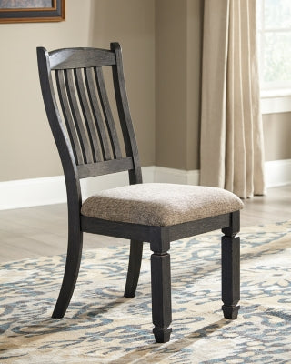 Ashley Furniture Tyler Creek Dining Chair Black/Gray;Brown/Beige