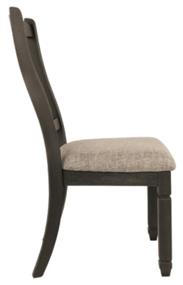 Ashley Furniture Tyler Creek Dining Chair Black/Gray;Brown/Beige