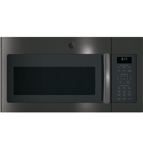 GE 1.7 Cu. Ft. Over-the-Range Sensor Microwave Oven in Black Stainless