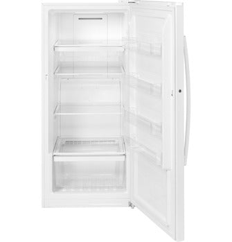 GE® 14.1 Cu. Ft. Frost-Free Garage Ready Upright Freezer in White