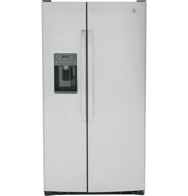 GE® 25.3 Cu. Ft. Side-By-Side Refrigerator - Stainless