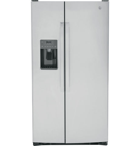 GE® 25.3 Cu. Ft. Side-By-Side Refrigerator - Stainless