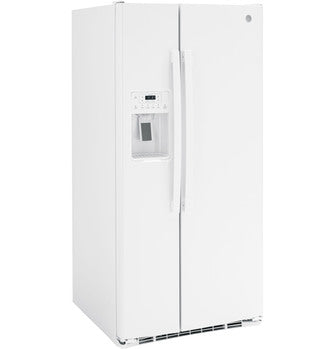 GE® 23.2 Cu. Ft. Side-by-Side Refrigerator - White