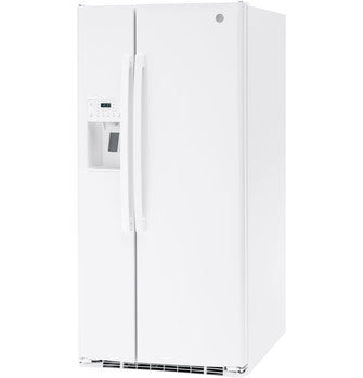 GE® 23.2 Cu. Ft. Side-by-Side Refrigerator - White