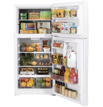 GE® 21.9 Cu. Ft. Top-Freezer Refrigerator White