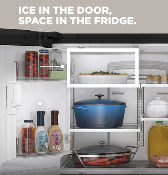 GE® Energy Star® 27.7 Cu. Ft. Fingerprint Resistant French Door Refrigerator