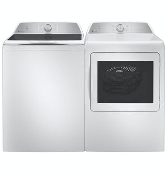 GE® Profile™ 7.4 Cu. Ft. Capacity Aluminized Alloy Drum Electric Dryer with Sanitize Cycle and Sensor Dry in White/Silver
