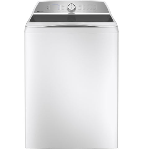 GE® Profile™ 4.9 cu. ft. Capacity Washer with Smarter Wash Technology and FlexDispense™ - White/Silver