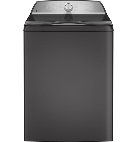 GE Profile™ 4.9 Cu. Ft. Capacity Washer with Smarter Wash Technology and FlexDispense™ - Diamond Gray