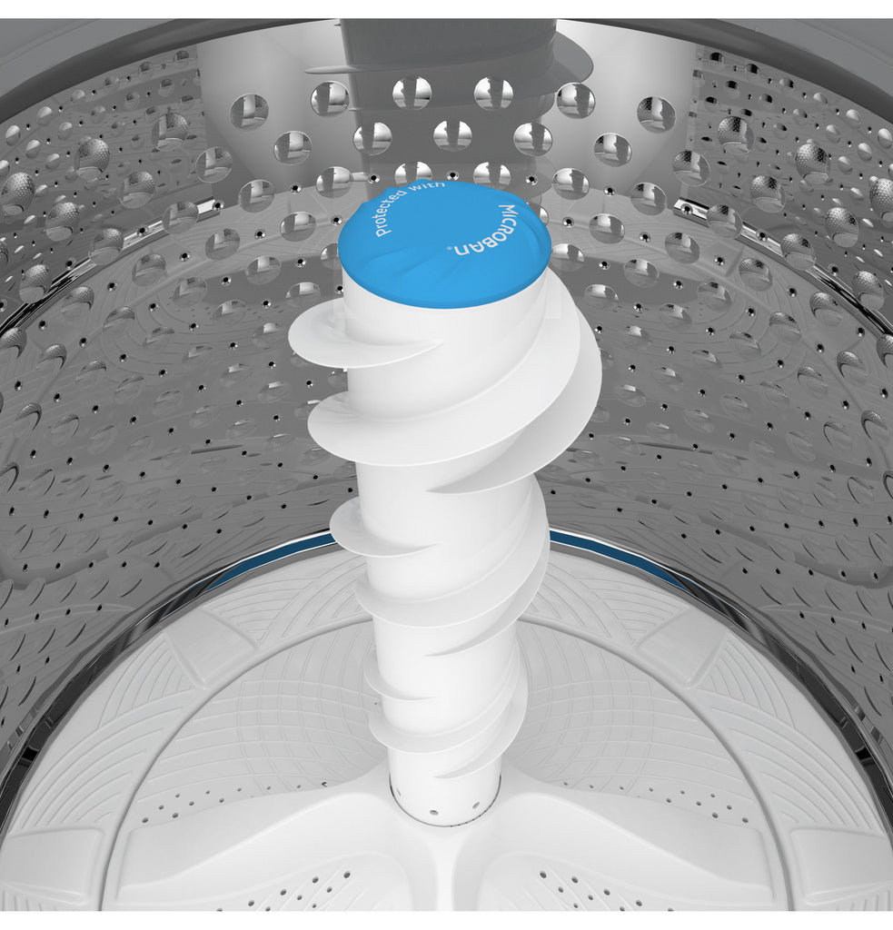 GE Profile™ 4.9 Cu. Ft. Capacity Washer with Smarter Wash Technology and FlexDispense™ - Diamond Gray