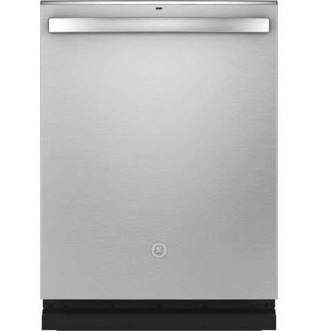 GE® Top Control with Stainless Steel Interior Dishwasher with Sanitize Cycle & Dry Boost with Fan Assist - Smart Neighbor