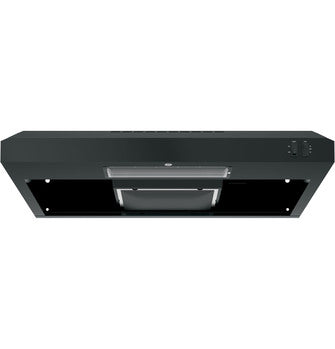 GE 30" Under Cabinet Range Hood in Black
