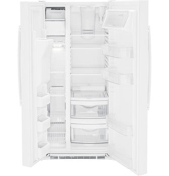 GE® 23.2 Cu. Ft. Side-by-Side Refrigerator - White