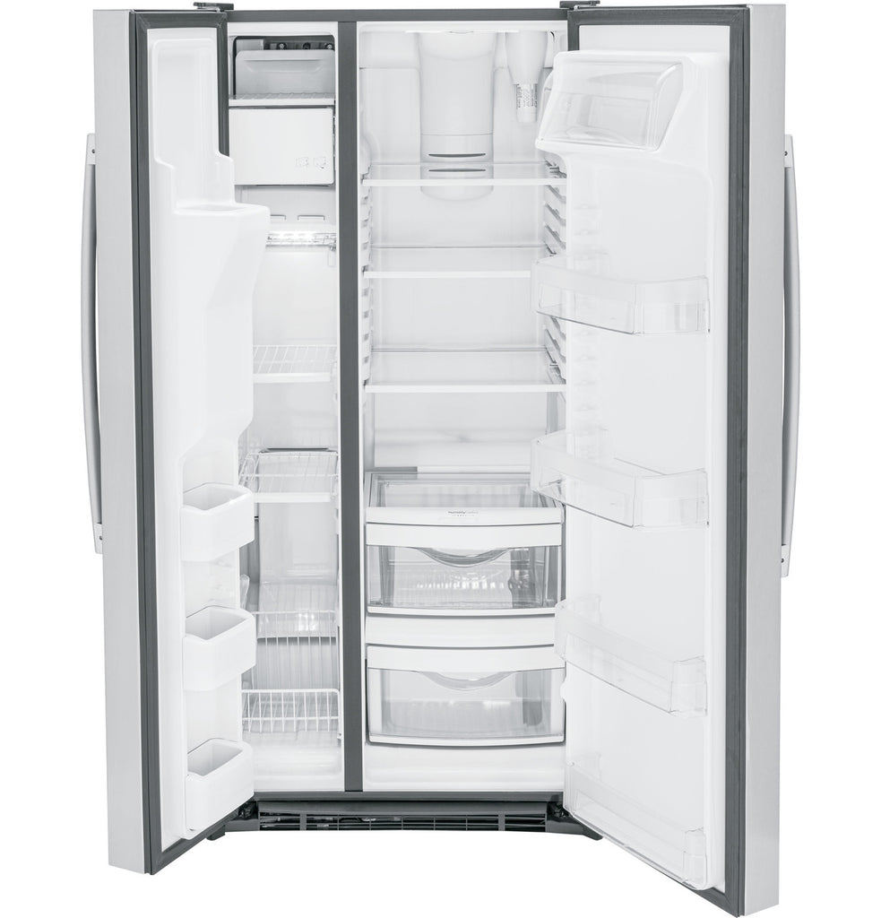 GE® 23.2 Cu. Ft. Side-by-Side Refrigerator - Stainless Steel
