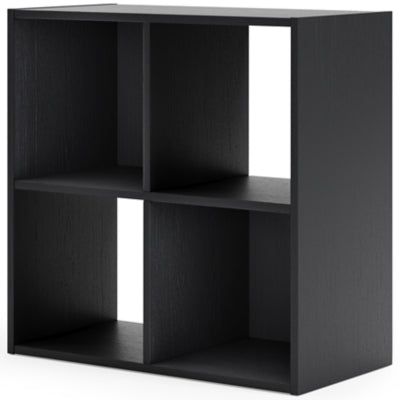Ashley Furniture Langdrew Four Cube Organizer Black/Gray