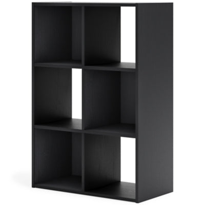 Ashley Furniture Langdrew Six Cube Organizer Black/Gray