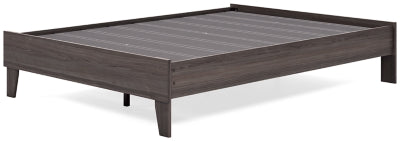 Ashley Furniture Brymont Full Platform Bed Black/Gray