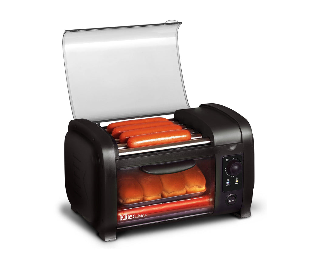 Elite Hot Dog Roller/Toaster Oven Black - Smart Neighbor
