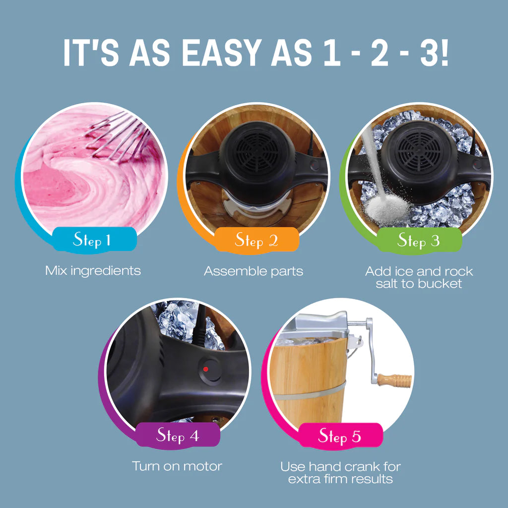Elite ice cream maker manual clearance