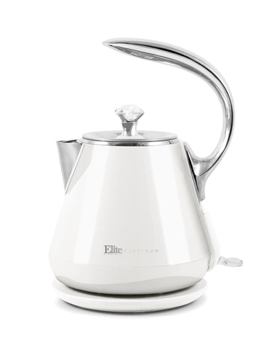 Elite 1.2L Cool Touch Stainless Steel Electric Kettle White - Smart Neighbor