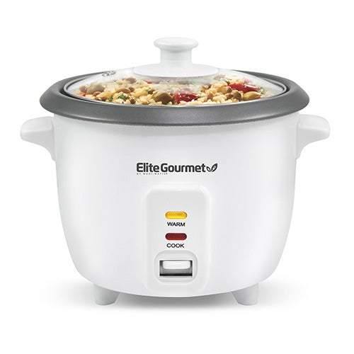 Elite Cuisine 6 Cup Rice Cooker w/ Steam Tray - Smart Neighbor
