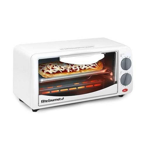 Elite Gourmet 2 Slice Toaster Oven w/ Timer - Smart Neighbor
