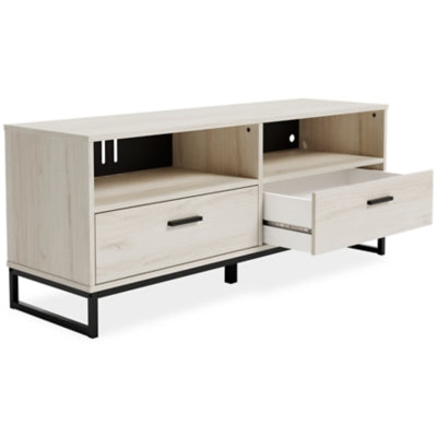 Ashley Furniture Socalle Medium TV Stand White;Metallic;Black/Gray
