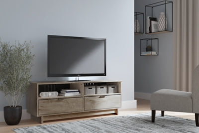 Ashley Furniture Oliah Medium TV Stand Natural