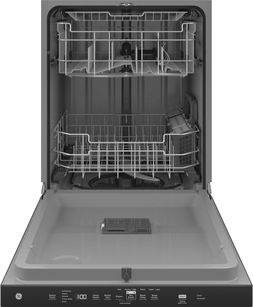 GE Plastic Interior Dishwasher - White