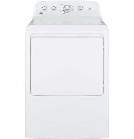 GE® 7.2 cu. ft. Capacity aluminized alloy drum Electric Dryer - White