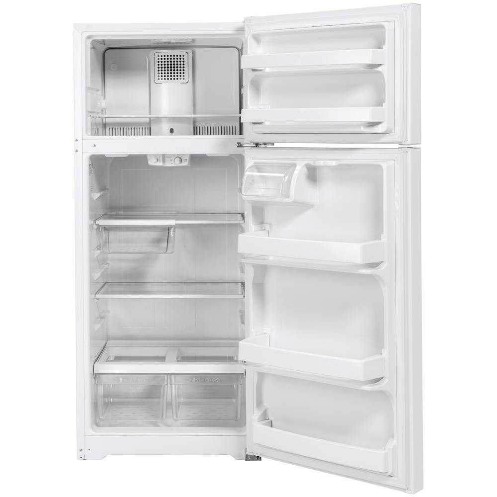 GE® 17.5 Cu. Ft. Top-Freezer Refrigerator - White