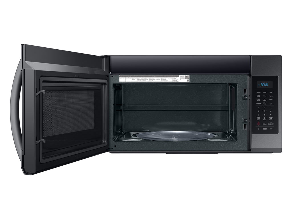 Samsung 1.9 Cu. Ft. Over-the-Range Microwave with Sensor Cooking in Black Stainless Steel