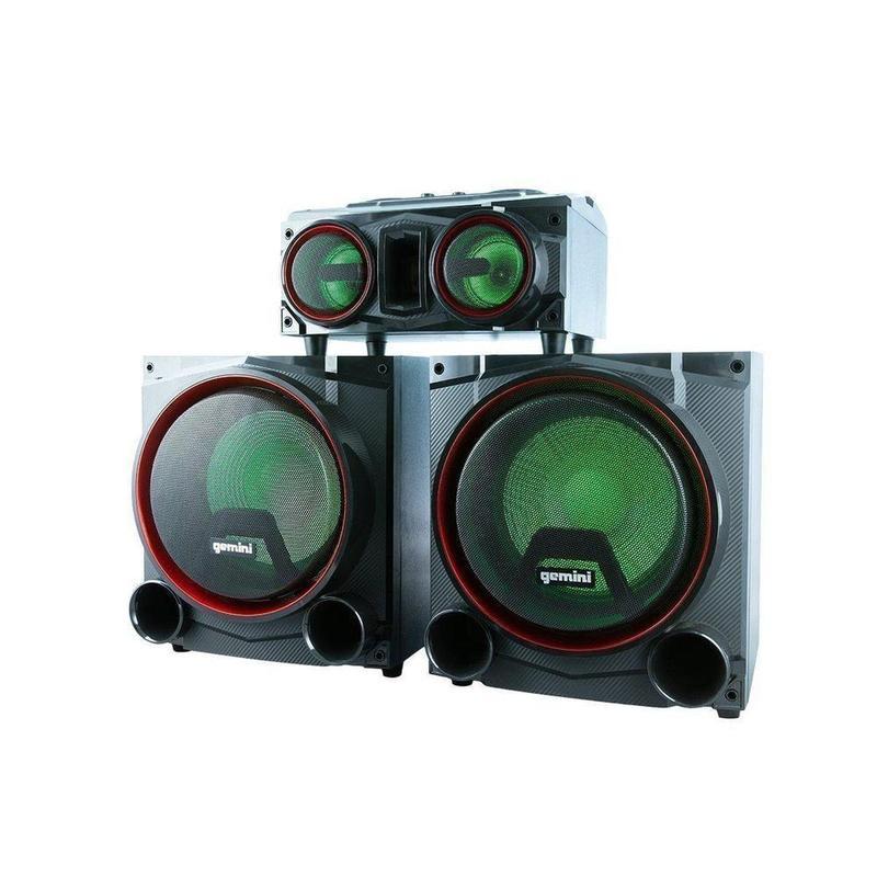 Gemini Home Theater Party Speaker Shelf System Bluetooth 4000 Watts
