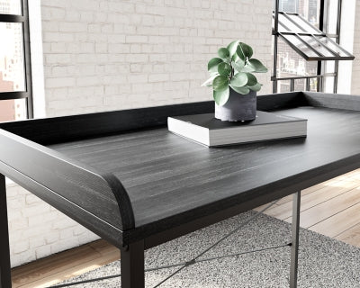 Ashley Furniture Yarlow Home Office Desk Black/Gray