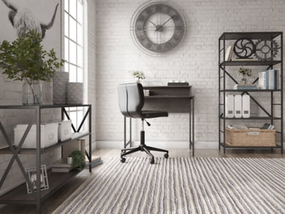 Ashley Furniture Freedan 37" Home Office Desk Brown/Beige
