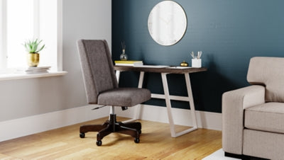Ashley Furniture Dorrinson 47" Home Office Desk White;Black/Gray